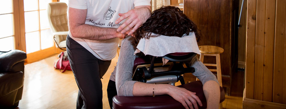Massage Amma sur table et sur chaise